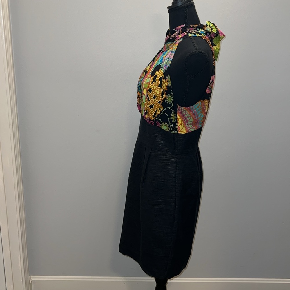TRINA TURK SILK IBIS HALTER DRESS SIZE 10 - Picture 5 of 14